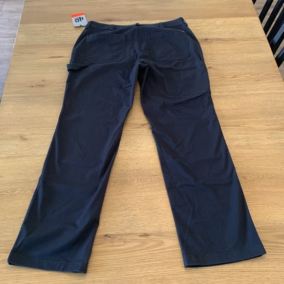 Duluth Trading Co Women’s 40 Grit Relaxed Leg Black Pants Size 14 Long Stretch - Picture 15 of 15